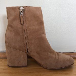 Sam Edelman Suede Ankle Boots - Size 8
